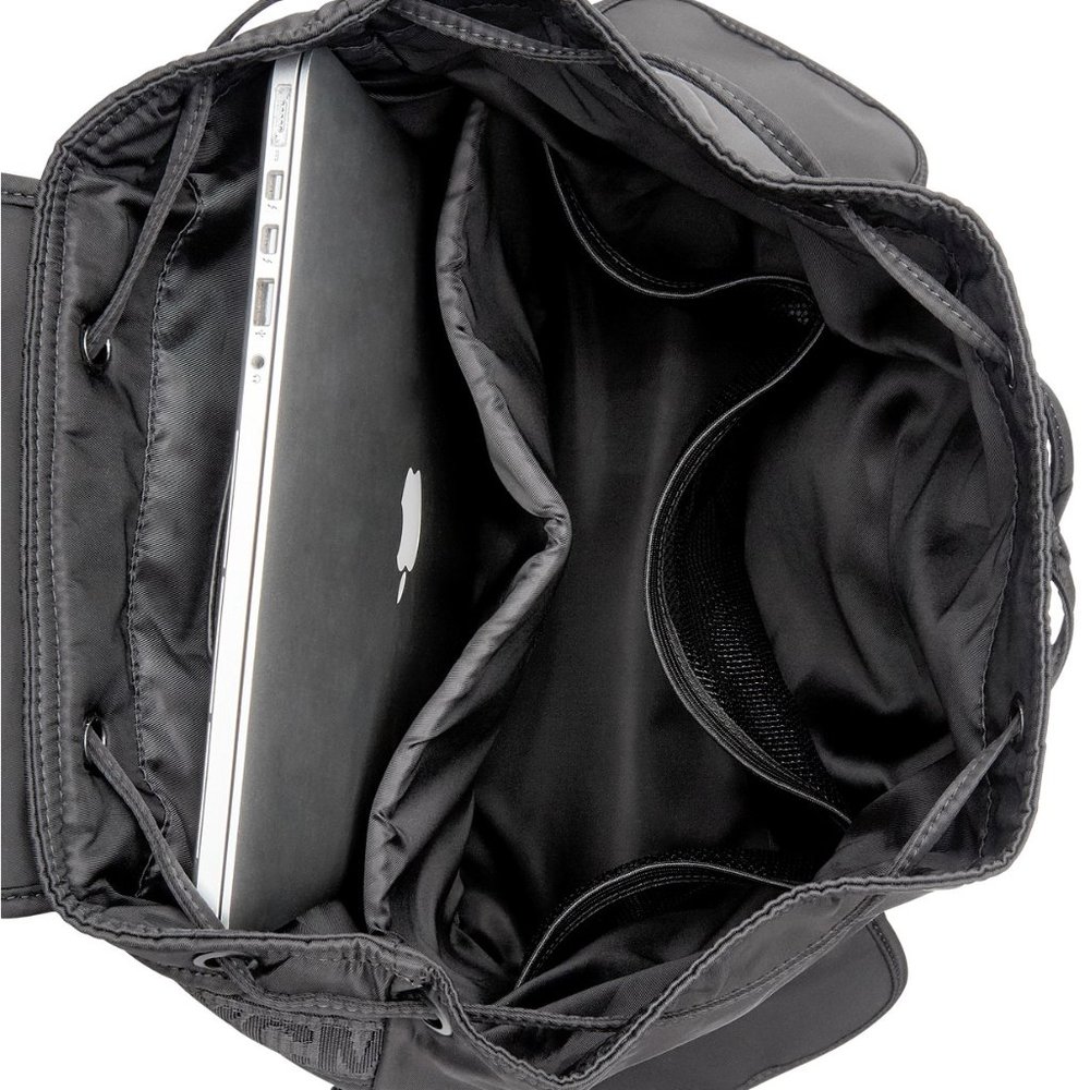 Steve Madden Cardi Drawstring Flap Backpack - Picture 2 of 8
